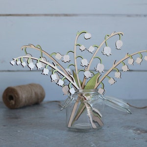 Wooden Lily of the Valley image 1