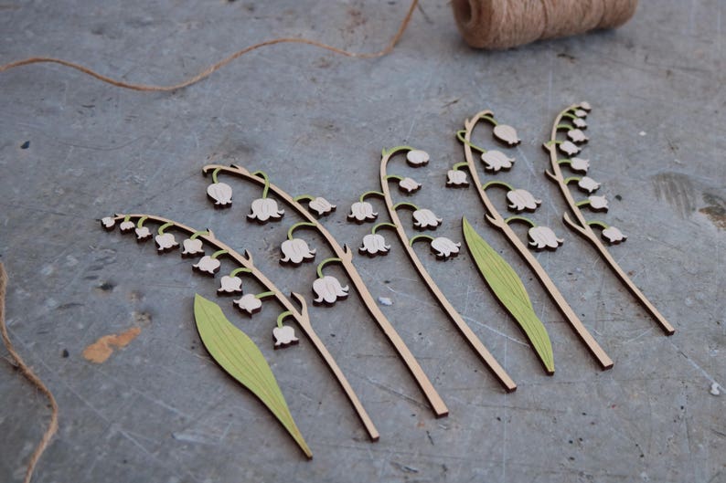 Wooden Lily of the Valley image 3