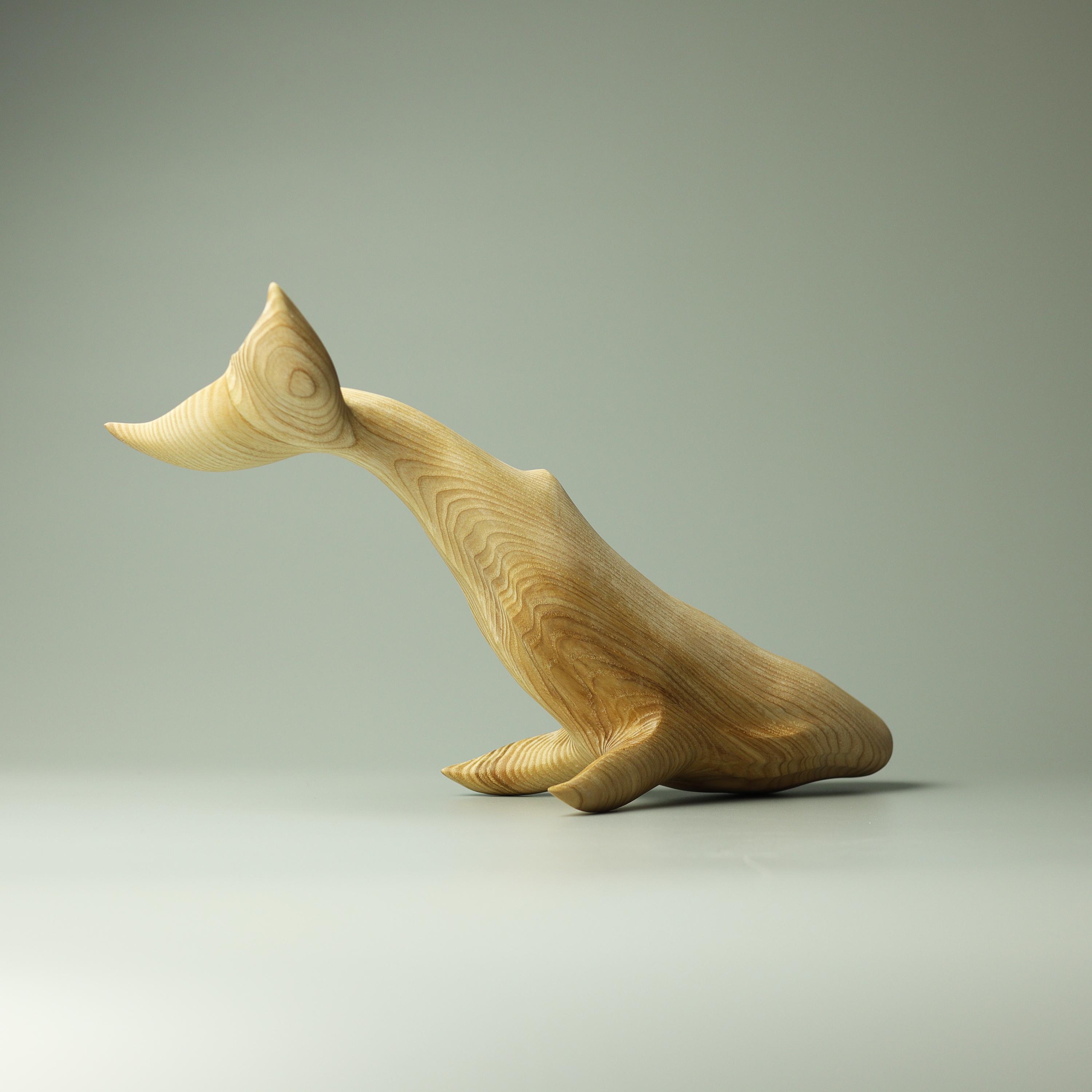 木製のクジラの彫刻 (13) - Etsy 日本