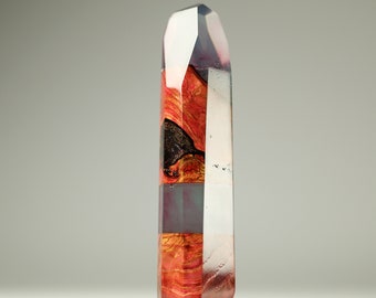 Crystal #4, carved in wood with resin, Yurii Myketka