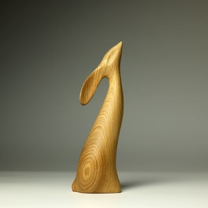 Wooden Rabbit Sculpture (15)