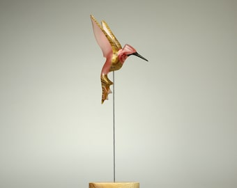 Hummingbird, wood art, epoxy resin, sculpture, art, wood sculpture, wood art, wooden decoration, wooden bird, Yurii Myketka