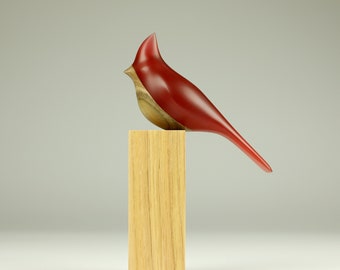 Cardinal, Wood art, Sculpture, Art, Wood carving, Wood sculpture, Wooden decoration, Hand made, Wooden bird, Myketka Yurii