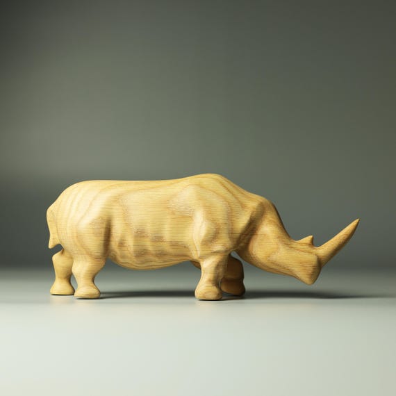 木製のサイの彫刻(18) - Etsy 日本 木製のサイの彫刻(18) - Etsy 日本