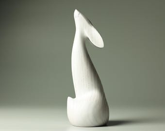Wooden Fox Sculpture (35)