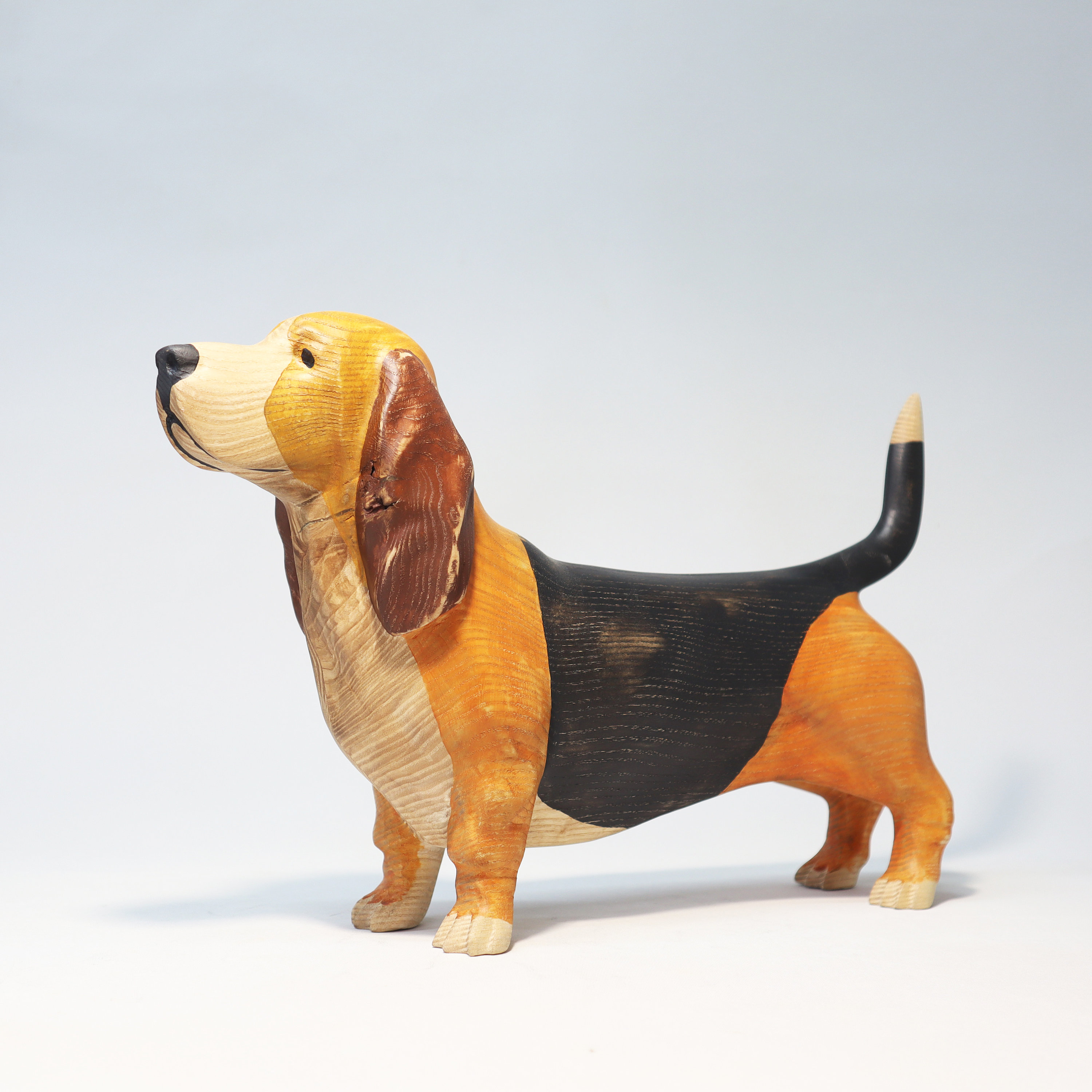 Deko Hund Basset Rohling - Tierische Kunst