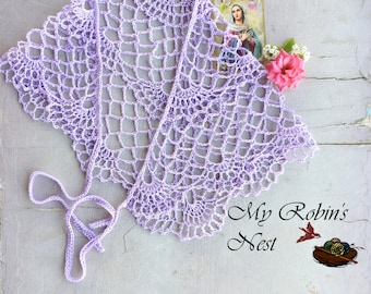 Mary My Queen Chapel Veil in Purple