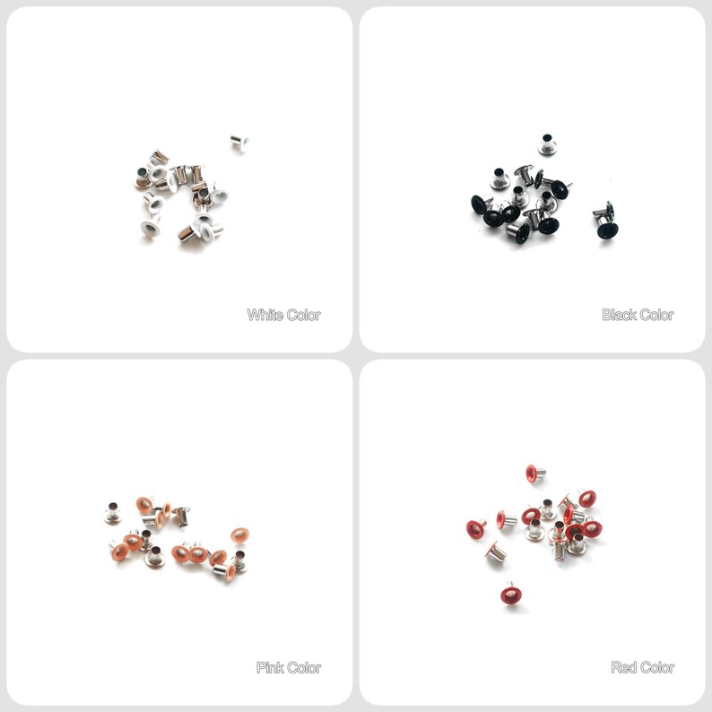 1mm/ 2mm Inner Super Tiny Eyelet, Smallest Eyelets for BJD Doll Clothes