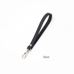 Mini Clutch Bag Handle, PU Leather Wrist Handle Replacement, Short Strap Handle for Bag Purse Coin Clutch Tote Handbag 19cm image 3