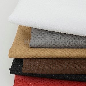 Dotted Non Slip Fabric, Slipper Dropping and Moulding Cloth, Black/ White/ Red/ Gray/ Coffee Color Anti Slip Cloth Fabric Supplies JJ528 immagine 1