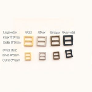 Small Buckles for Dolls, Inner 4/6mm Doll Craft Supplies, Doll Garment Closure, Mini Buckles and Fasteners for Doll Clothing Embellishment