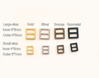 Small Buckles for Dolls, Inner 4/6mm Doll Craft Supplies, Doll Garment Closure, Mini Buckles and Fasteners for Doll Clothing Embellishment