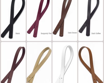 Asas De Piel Sintética Para Bolsos - Pack 2 Piezas De 60 Cm, Ajustables Con Broches, Ideal Para Reparar O Hacer Bolsos