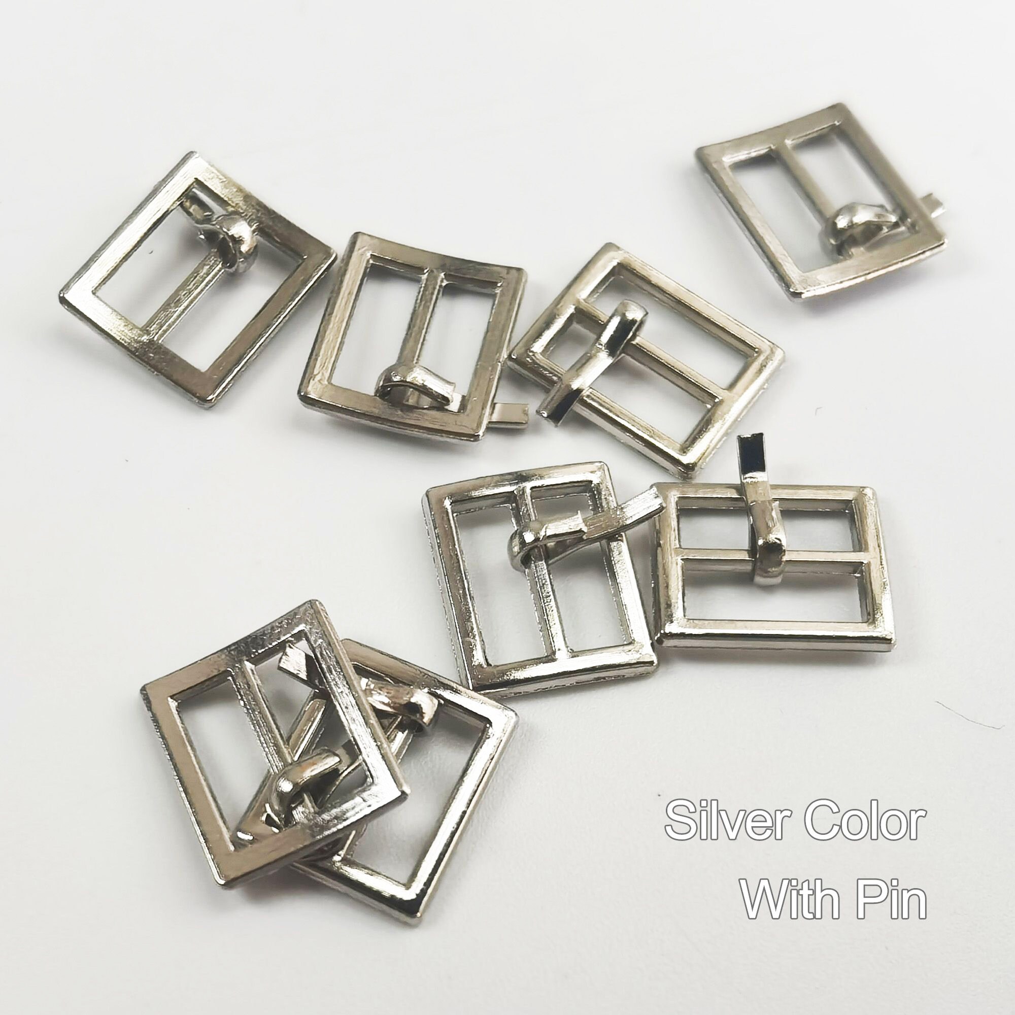 Pin Buckles for Doll Sewing, Adjustable Metal Pin Buckle, Small ...