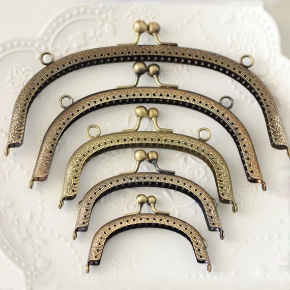 Clutch Frame Supplies Curved Purse Frame Retro Sewing Clutch Purse Frame Bronze Metal Purse Accessories Hardware8.5 10.5 12.5 16.5 20cm Etsy UK