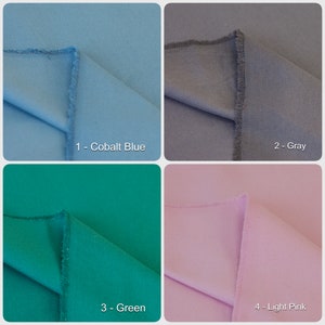 Toile, 100 % coton épais et solide, tissu pour canapé, tissu d'ameublement, tissu pour sacs/rideaux/pantalons/sacs fourre-tout 20 couleurs image 2