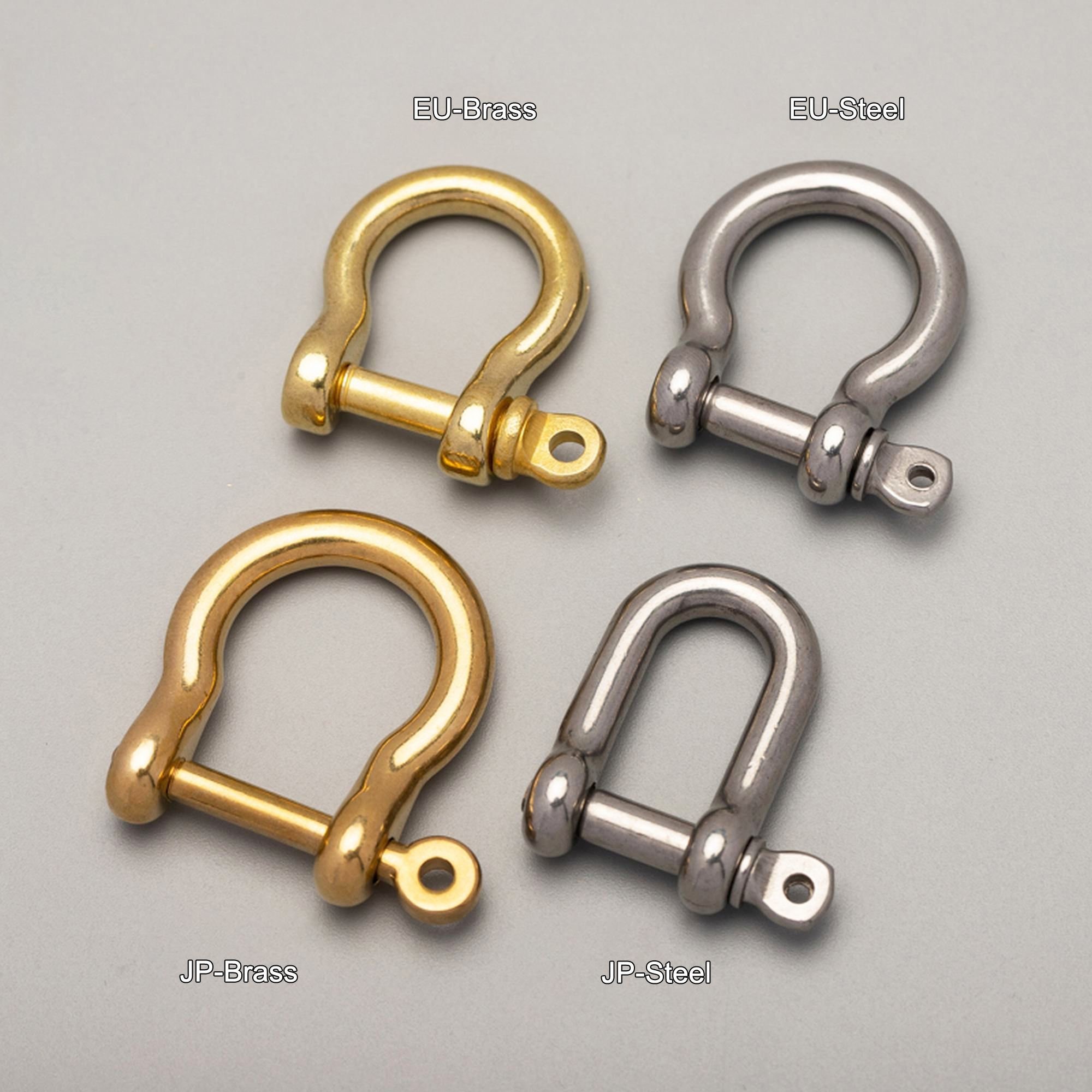Shackle Rod Brass Anchor Shackle, Screw Clasp Lock,horseshoe D Ring,solid Brass U ...