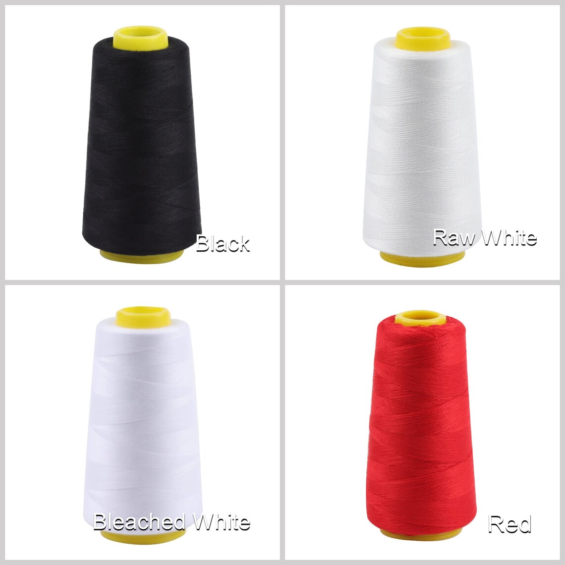 2500 Yards Polyester Strong Thread - Sewing Thread by the Spool - Denim ...