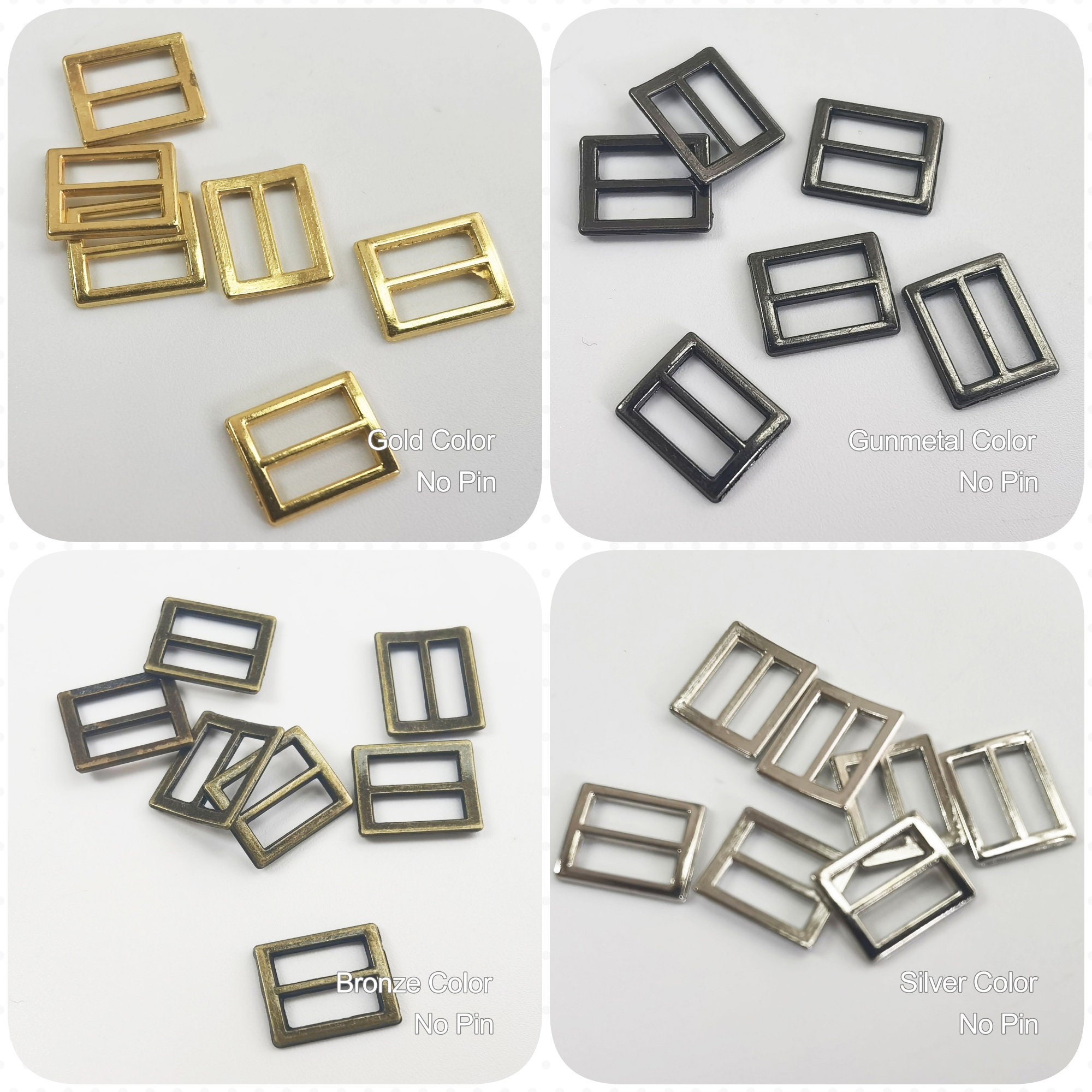 Pin Buckles for Doll Sewing, Adjustable Metal Pin Buckle, Small ...