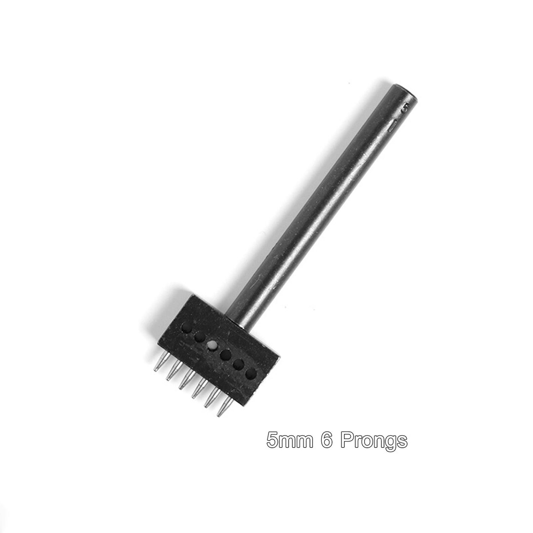 Spacing Chisel 5/6mm Spacing Leather Hole Punch, Stainless Steel Round Chisels ...