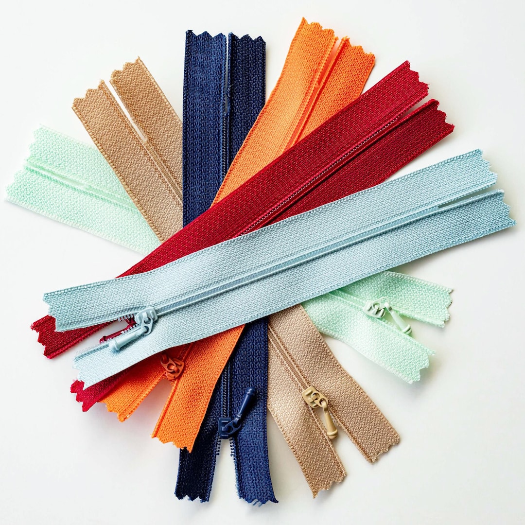 Doll Clothes Zippers, Super Tiny Closedend Coil Teeth Zipper, Perfect