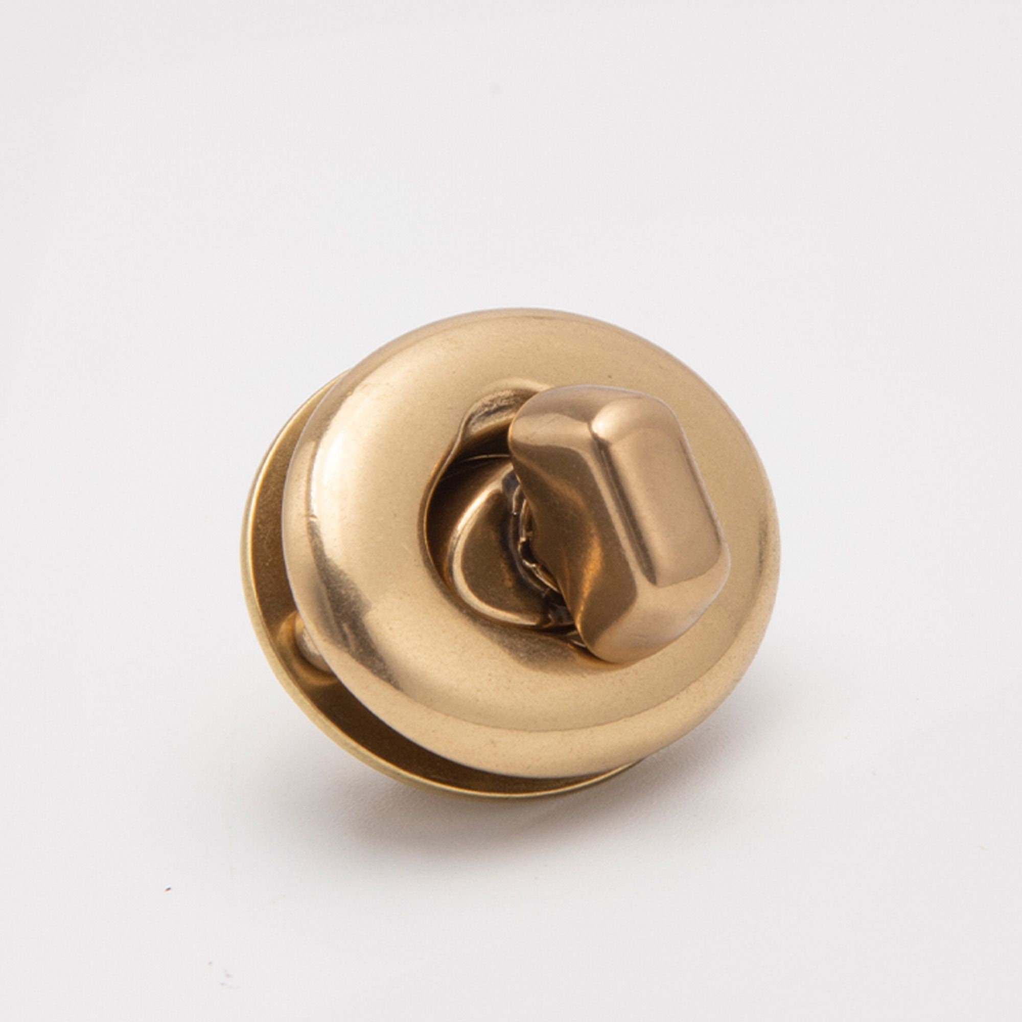 Purse Turn Lock, Durable & Strong Oval Bag Lock, Solid Brass Twist Closure, Clasp Buckle for Bag Purse Leather,Handbag Accessory Replacement