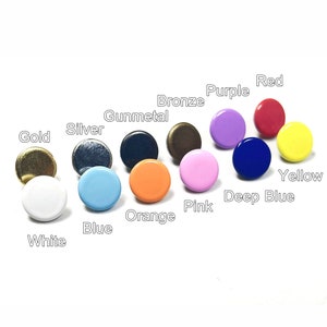 Mini 6 mm Druckknopfverschluss, Puppenknopf Annähen, Druckknöpfe Popper Snap Verschluss, Puppenkleidung Geldbörse Bekleidung Outfit Herstellung Lieferung (Messing)