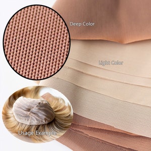 Dehnbare Mesh-Perückenkappe, Puppenperücken, die Basis bilden, Spitze-Perückenkappe, Mesh-Haarkappenstoff (jedes Stück ist 200 * 300mm)
