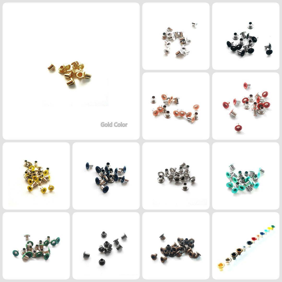 1mm/ 2mm inner Super Tiny Eyelet, Smallest Eyelets for BJD Doll Clothes