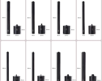 Herramienta de colocación de ojales con base, kit de herramientas de ojales, herramienta de ajuste de instalación de ojales para ojales de 2 mm/3 mm/4 mm/5 mm/6 mm/8 mm