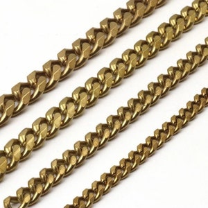 Kette für die Taschenherstellung, Massivem Messing Unfertige Tasche Geldbörse Brieftasche Riemen Schulter Kette Ersatz, Schweres Seil Kette Hardware Zubehör
