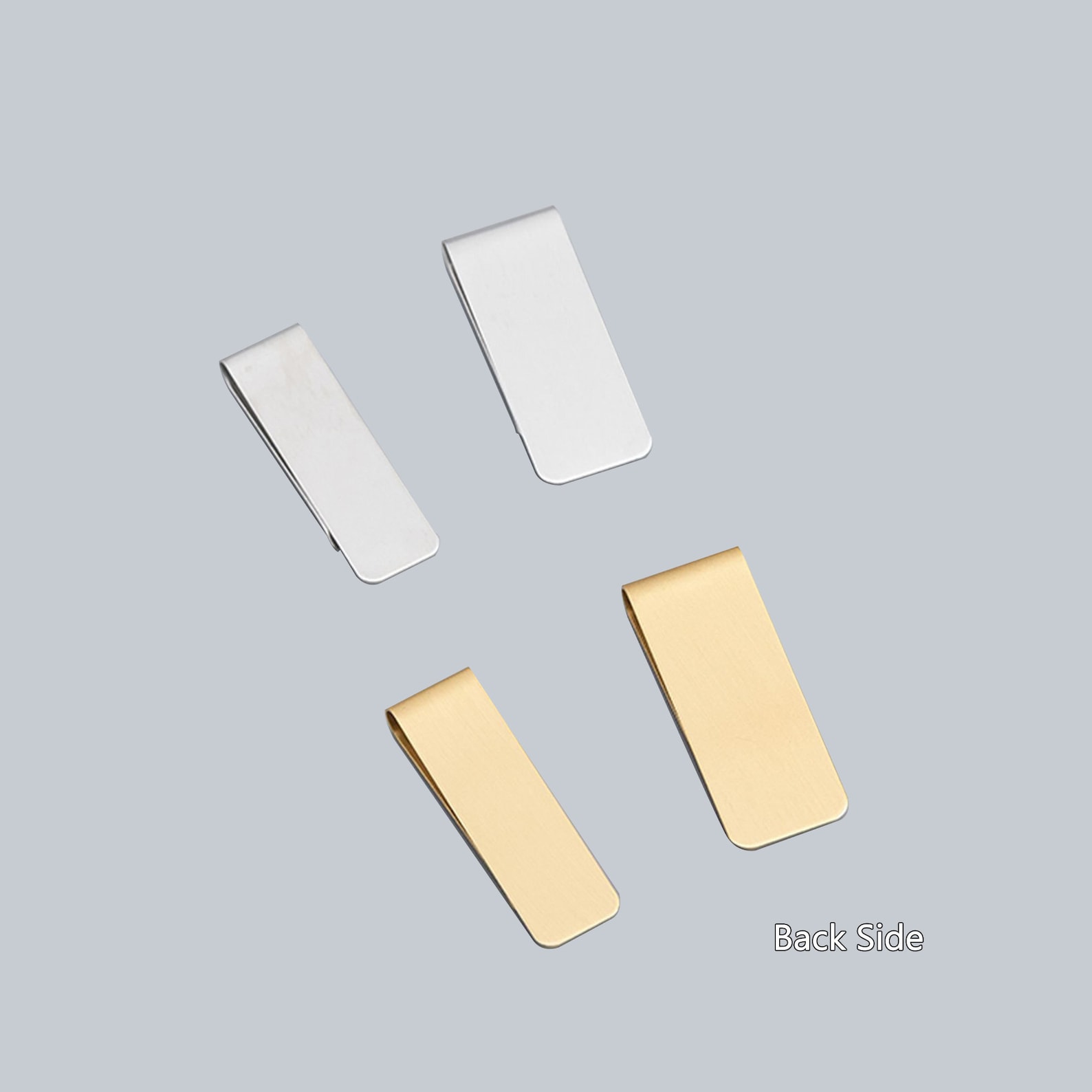 Thick & Durable Handmade Money Clip Blank, Solid Brass/ Stainless Steel ...