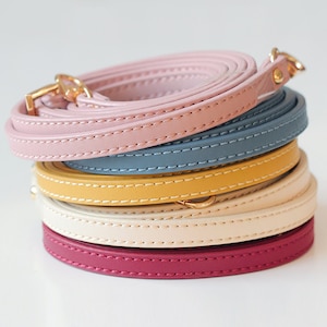 Verstellbarer Ledergriff, 2-lagiger Rindslederriemen für Tasche, verstellbarer Crossbody-Schultergurt aus echtem Leder, Ersatz für Taschengriff