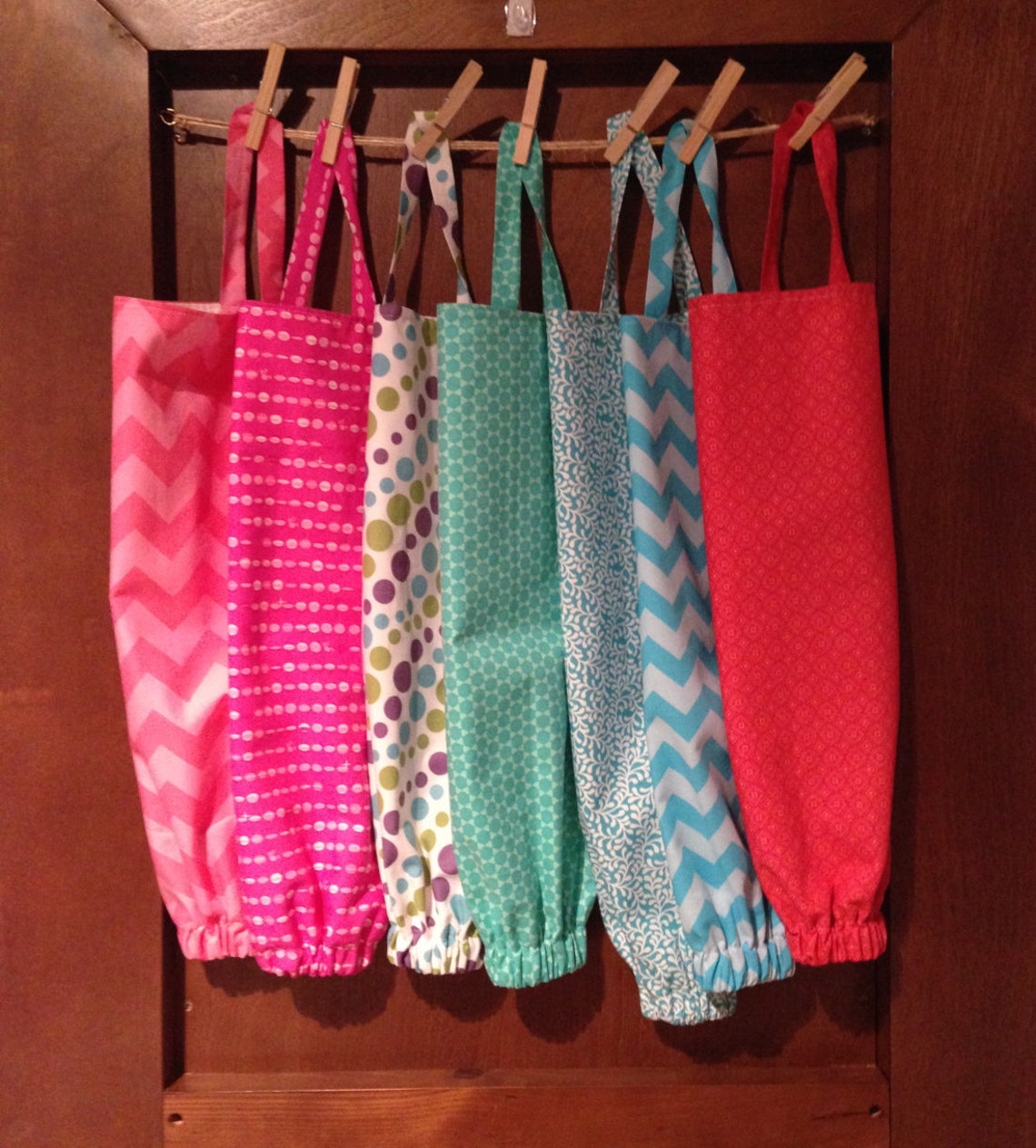 Fabric Plastic Bag Holder Kitchen Organizer Kitchen Etsy