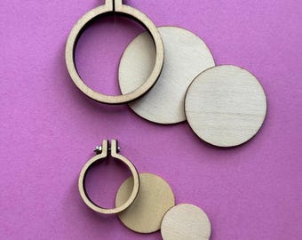 Mini Cross Stitch Hoop Frame – 3cm or 5cm