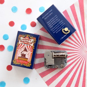 Happy Birthday Music Box Kit In A Matchbox, Birthday Gift For Her, Birthday Card For Her, Best Friend Birthday Gift