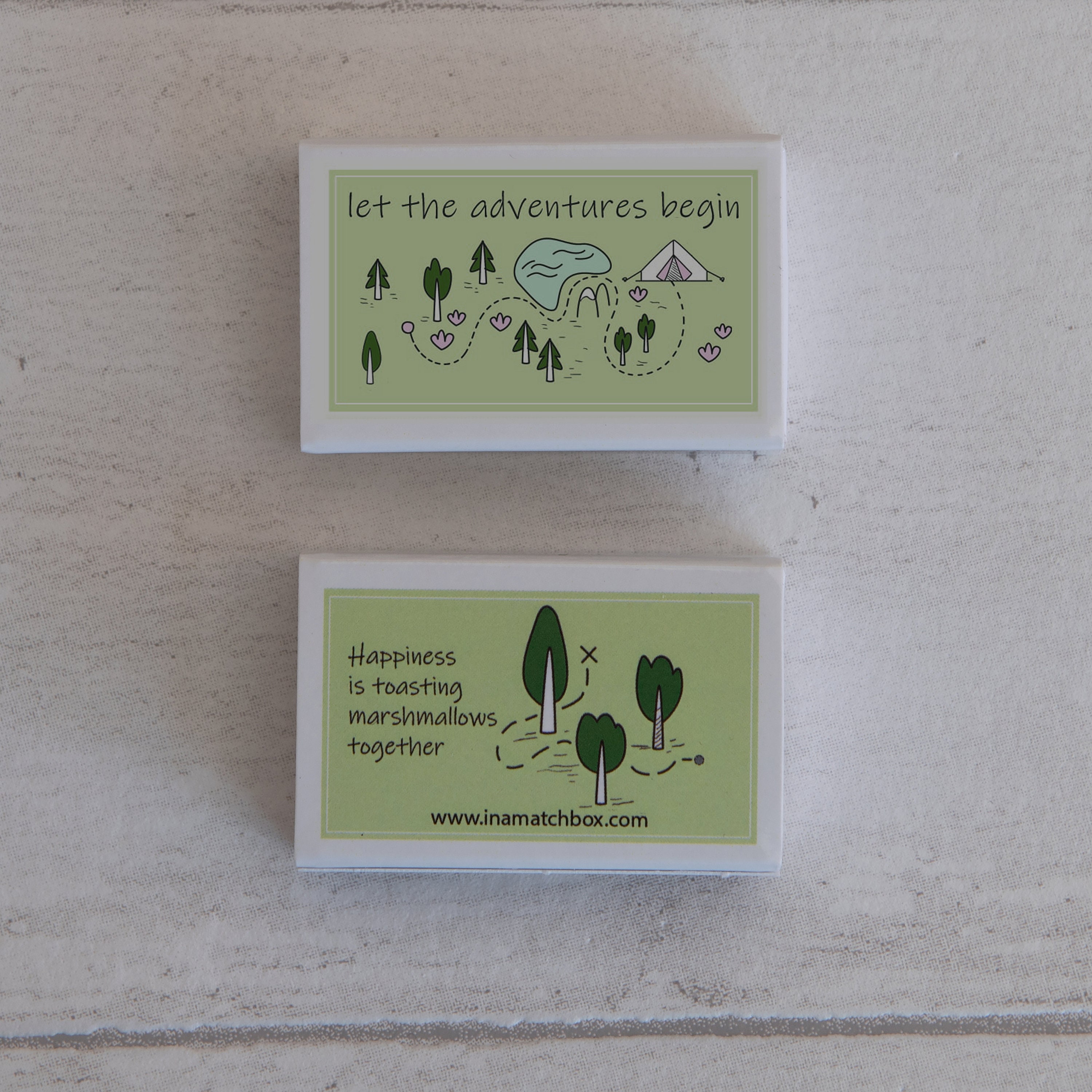 Mini Marshmallow Toasting Kit In A Matchbox Birthday Gift For Etsy