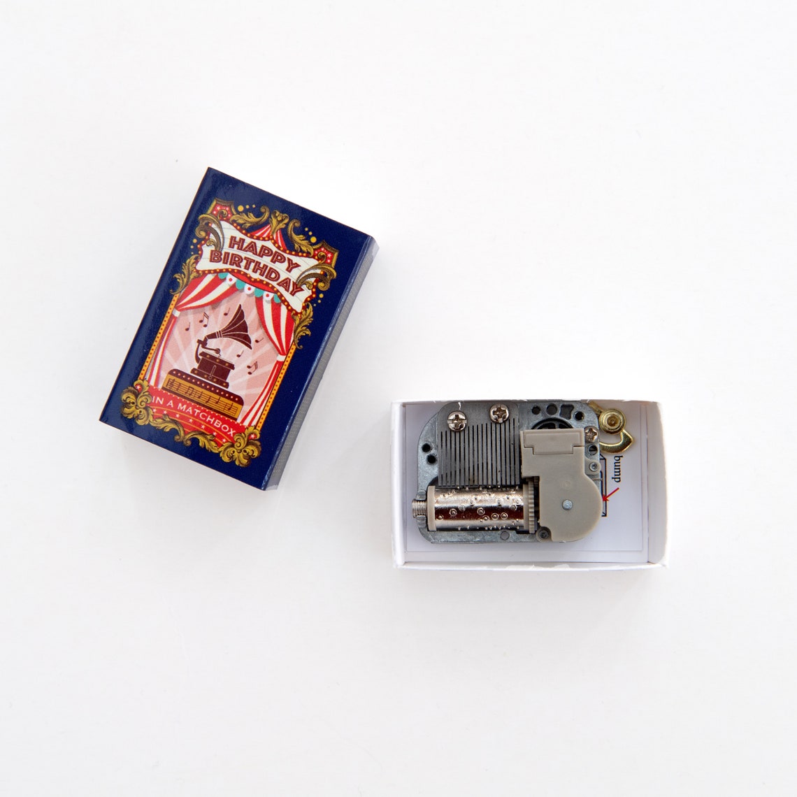 Happy Birthday Music Box Kit in A Matchbox Birthday Gift for Etsy UK