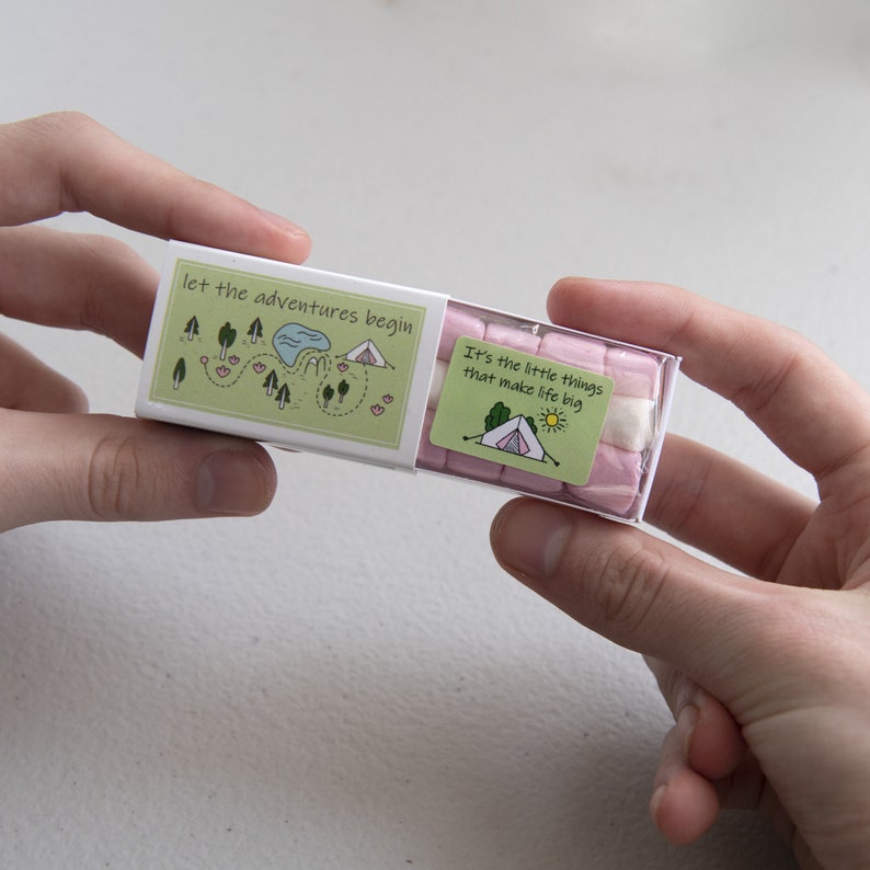 Mini Marshmallow Toasting Kit in A Matchbox Birthday Gift for Etsy UK