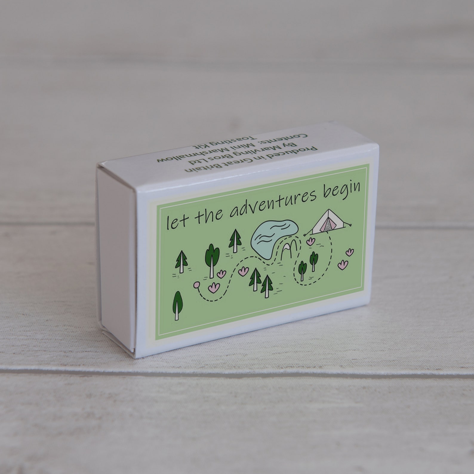 Mini Marshmallow Toasting Kit In A Matchbox Birthday Gift For Etsy