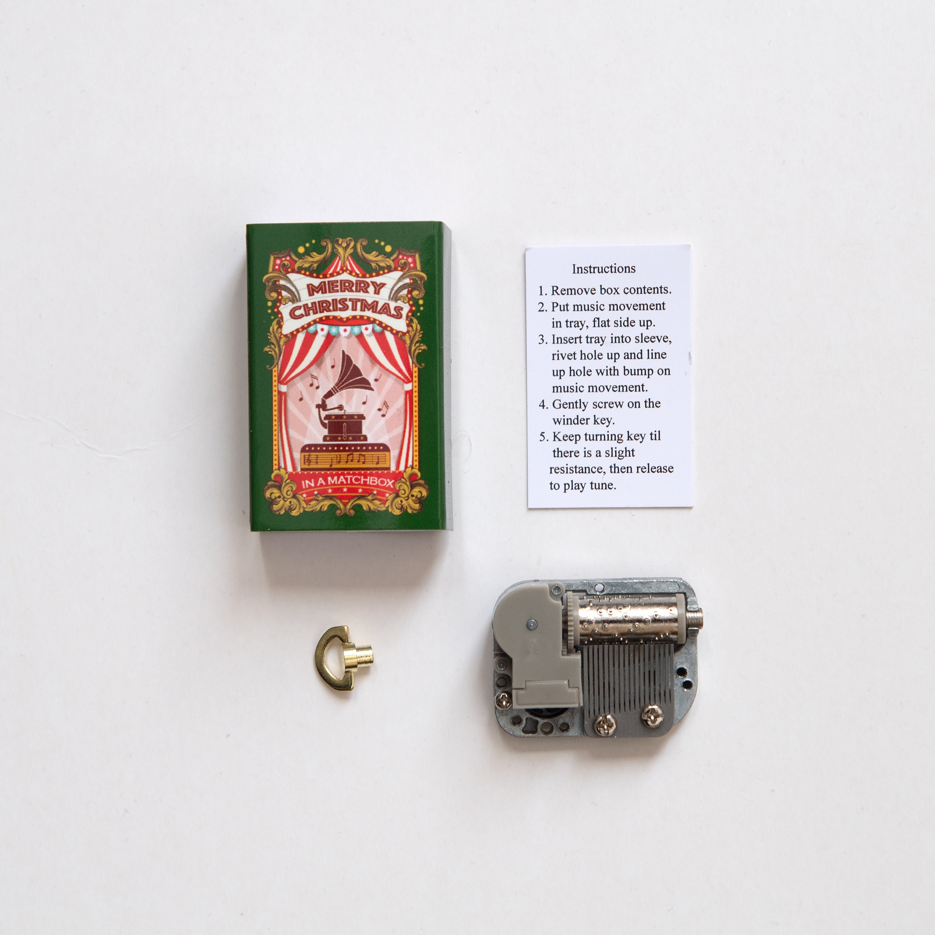 Christmas Music Box in A Matchbox Secret Santa Stocking Filler