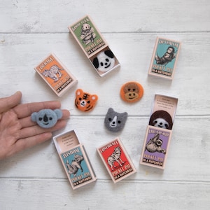 Emportez ce dont vous avez besoin motivant copains de poche, cadeau pleine conscience, cadeau pour la santé mentale positive, animaux en feutre de laine, remplissage de bas