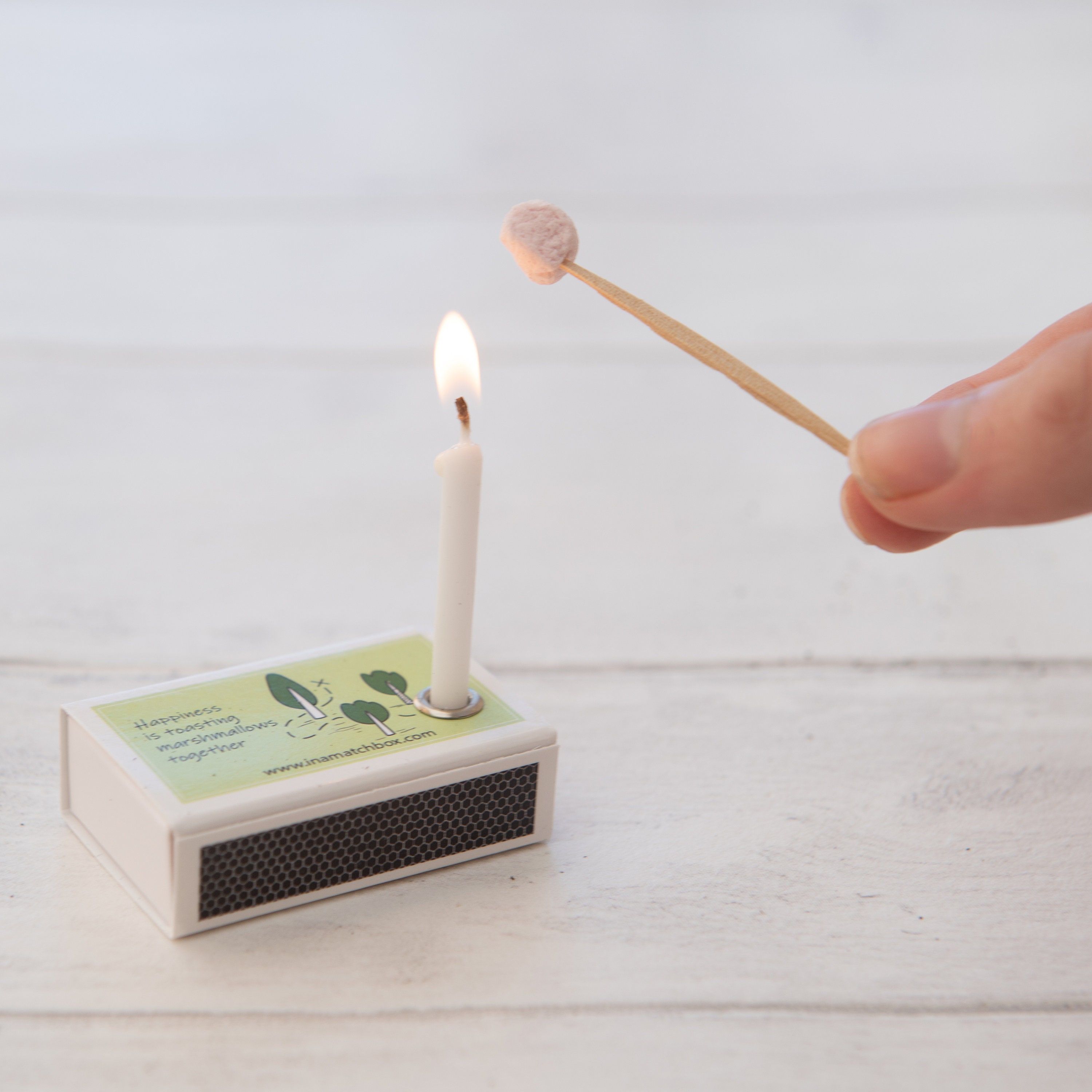 Mini Marshmallow Toasting Kit In A Matchbox Birthday Gift For Etsy