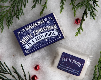 White Christmas In A Matchbox - Instant Snow Gift