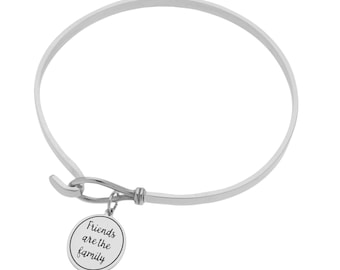 Friends are Family We Choose for Ourselves Friendship Best Friend BFF Soul Sister Bracelet Jewelry & Gifts for Women