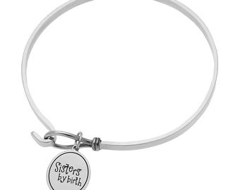 Schwester Charm Armband - Schwester bei Geburt, Freunde nach Wahl Schwester Schmuck & Freundschaftsgeschenke für Frauen