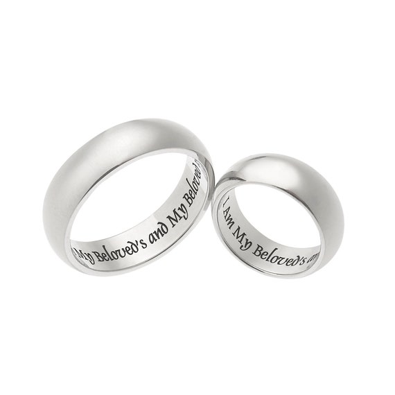 I am my beloved and my beloved is mine ring deals