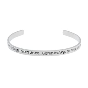 Serenity Armband För Kvinnor - Gud Ge Mig Den Dagliga Påminnelsen Om Återhämtning Nykterhet Serenity Bönearmband, Smycken & Gåvor