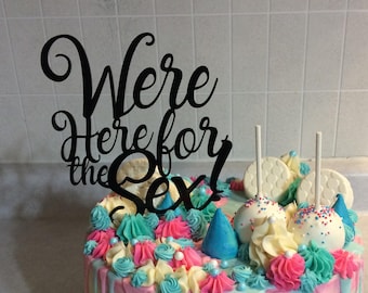 Gender Reveal Cake Topper | Gender Reveal Party | Baby Shower Cake Toppers