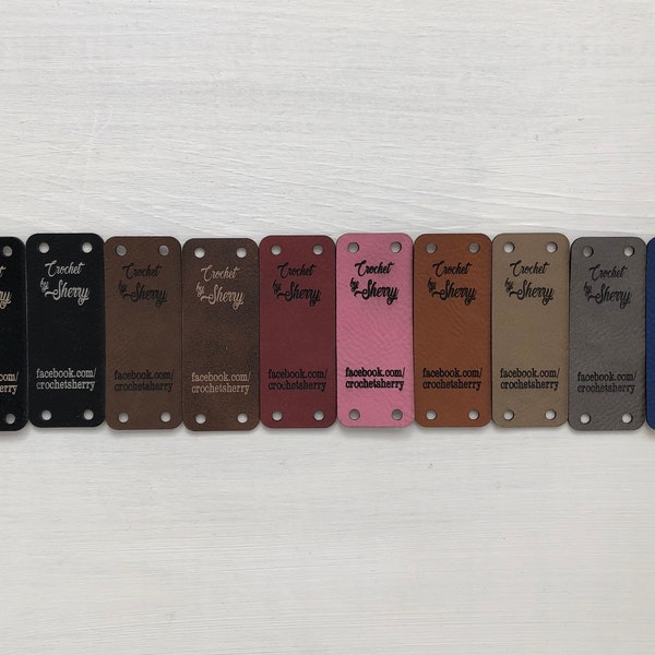 Custom Leatherette Tags